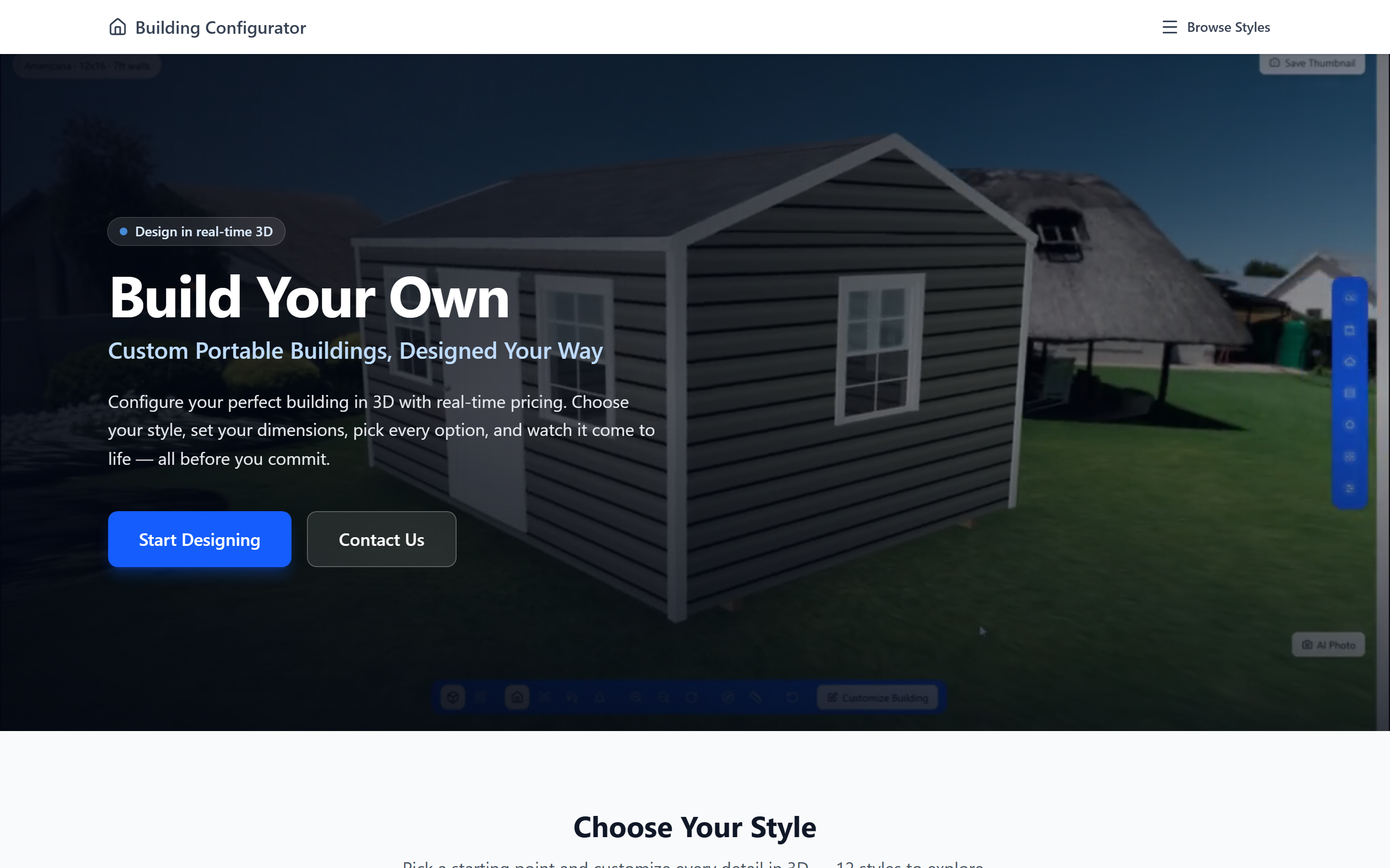 Modern Yard theme preview
