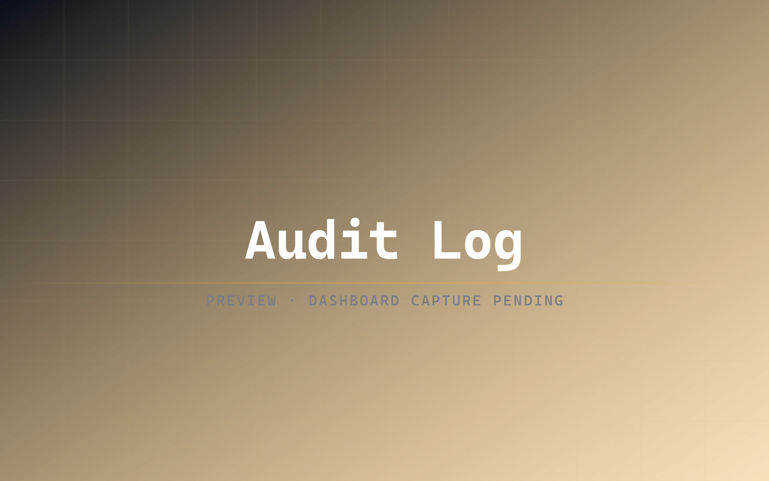 Audit log of timestamped agent actions with export controls