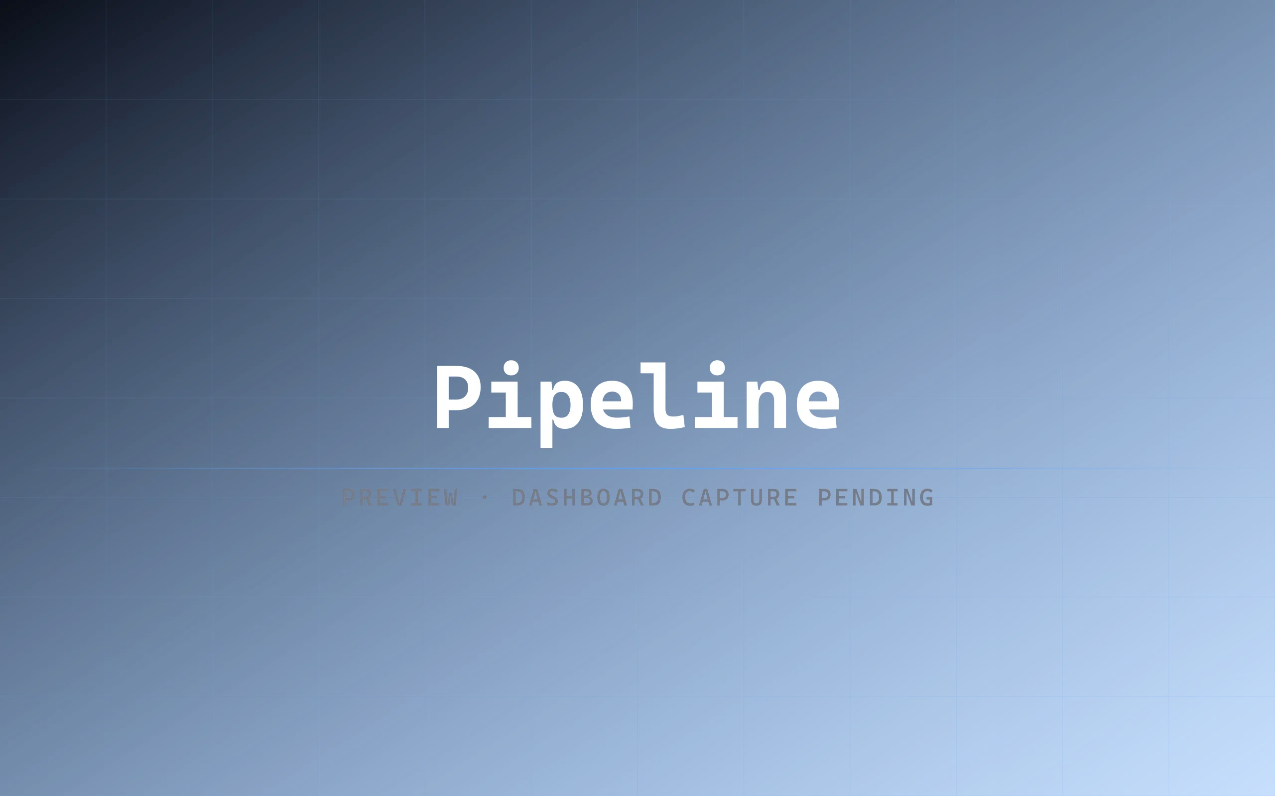 Pipeline view showing in-flight engagements across the 7-stage workflow